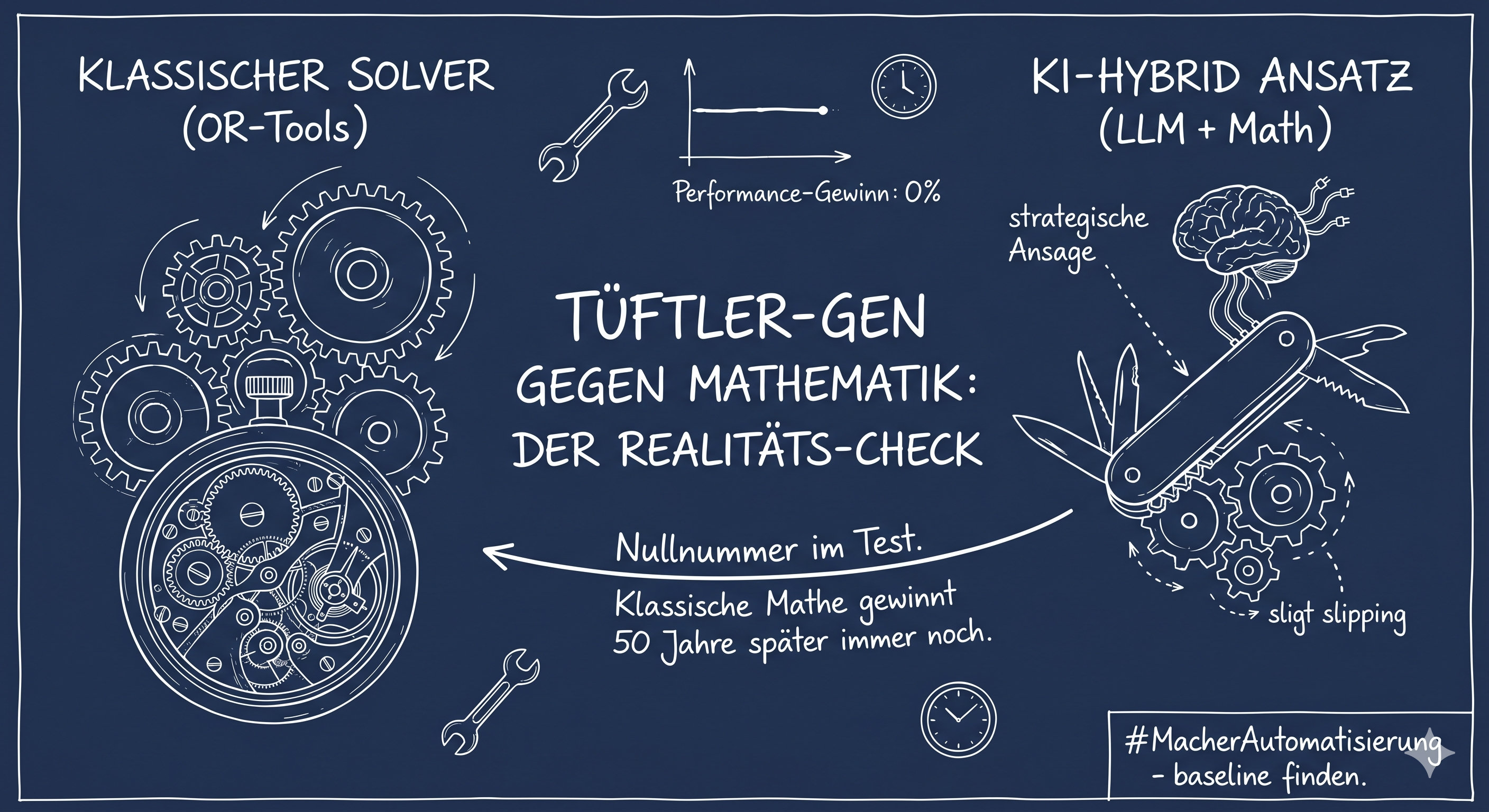 KI vs. Algorithmus: Der Realitäts-Check bei Tourenplanung